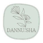 איור דיגיטלי ממוסגר עם פרחים מיובשים - מבית Dannu.Sha